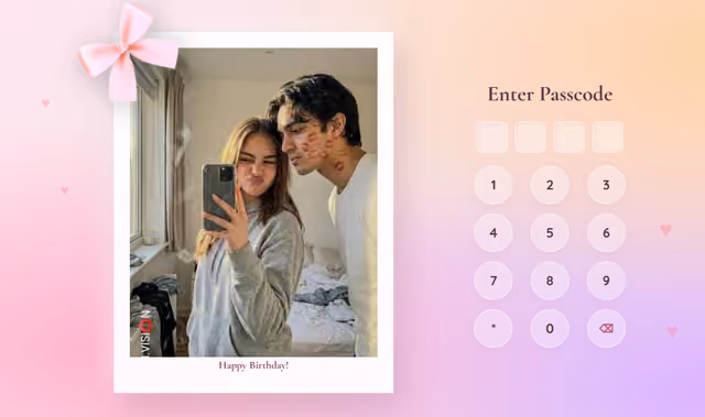 Cinematic-Birthday – Birthday website template preview